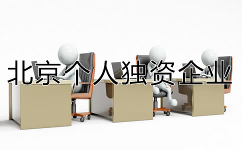 北京個人獨資企業注冊資金